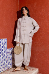 Beige Mandarin Set
