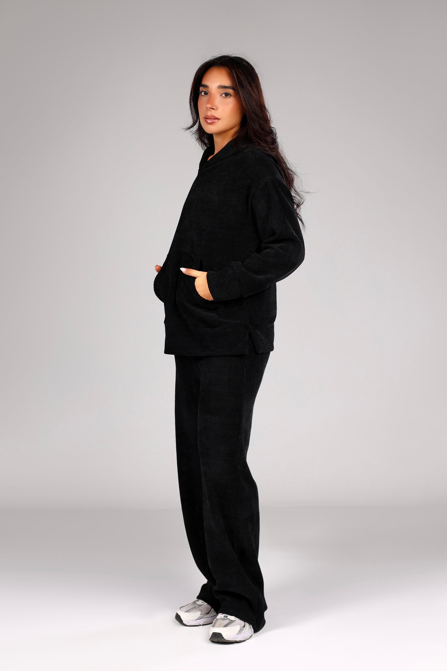 Luxe Knit Co-ord Set - Black