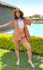 Sunkissed Linen Set - Caramel