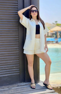 Sunkissed Linen Set - Off-White