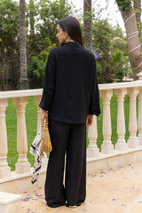 Atelier Noir Linen Suit