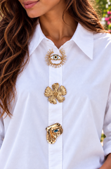 The Signature Poplin Shirt - White