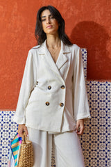 Atelier Sand Linen Suit