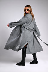 Grey Woolen Coat