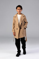 Secret Agent Trench - Khaki - Boy