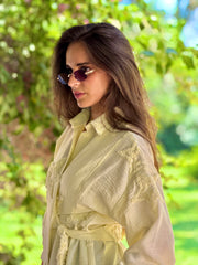 Lemon Sorbet Starlit Wrap Shirt