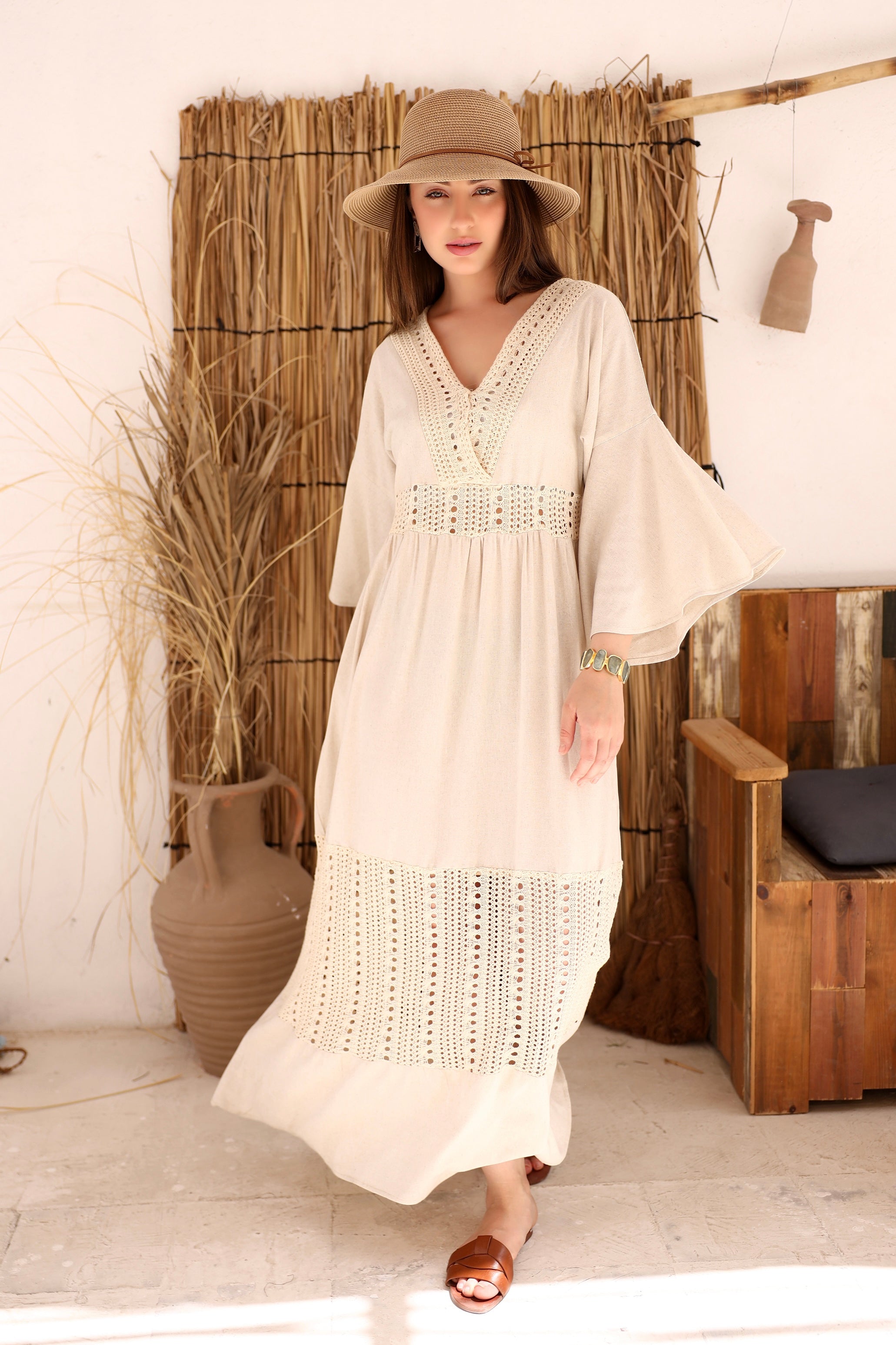 Golden Hour Crochet Dress