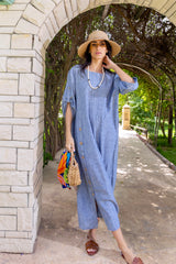 Tropic Denim-like Dress