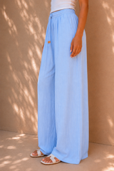 The Amalfi Pants - Light Blue