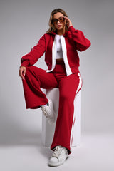 Burgundy Milton Tracksuit