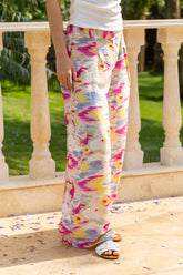 Watercolor Bloom Pants