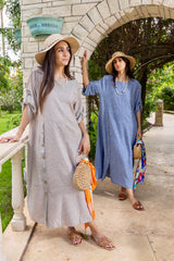 Tropic Denim-like Dress