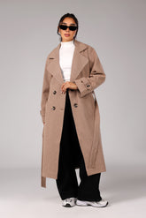 The Woolen Coat - Mocha Beige