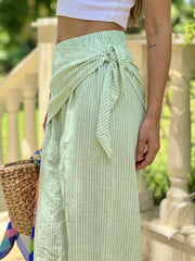 Mint Tide Wrap Pants