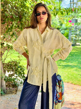 Lemon Sorbet Starlit Wrap Shirt