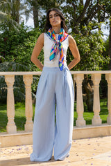 The Signature Tailored Pants - Light Blue