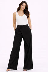 Asymmetry Statement Pants - Black
