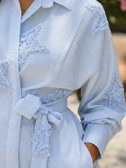 Bluebell Starlit Wrap Shirt