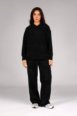 Luxe Knit Co-ord Set - Black