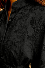 Botanica Embroidered Shirt - Black