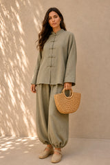 Olive Green Mandarin Set