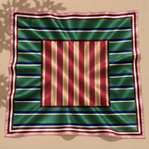 The Portofino Stripe Satin Scarf