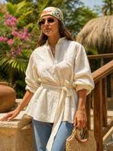 Oat Fleur Embroidered Shirt