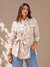 Skyline Embroidery Shirt - White