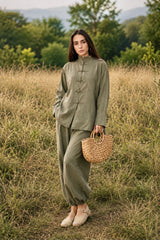 Olive Green Mandarin Set