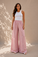 Blush Stripe Pants