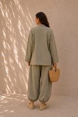Olive Green Mandarin Set
