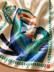 Toucan Silky Scarf (Rectangular)