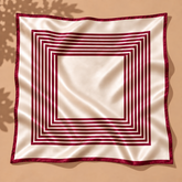 The Burgundy Edit Satin Scarf