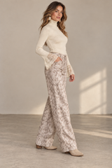 The Beige Snakeskin Pants