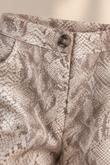 The Beige Snakeskin Pants