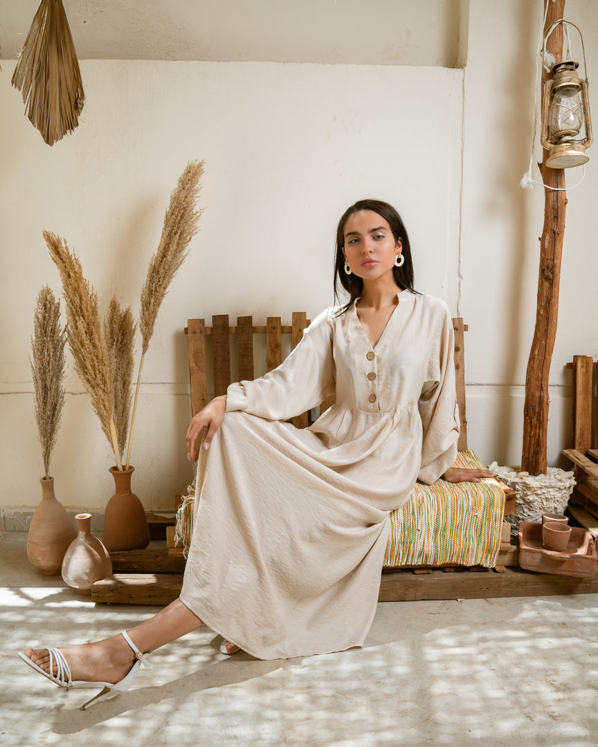 cream linen maxi dress Wrap Linen Dress with Bell Sleeves and Pockets, Summer Maxi Dress, Cream Linen Dress, Linen Wrap Dress, Boho Wedding Dress, Romantic Dress, 3XL / Blue