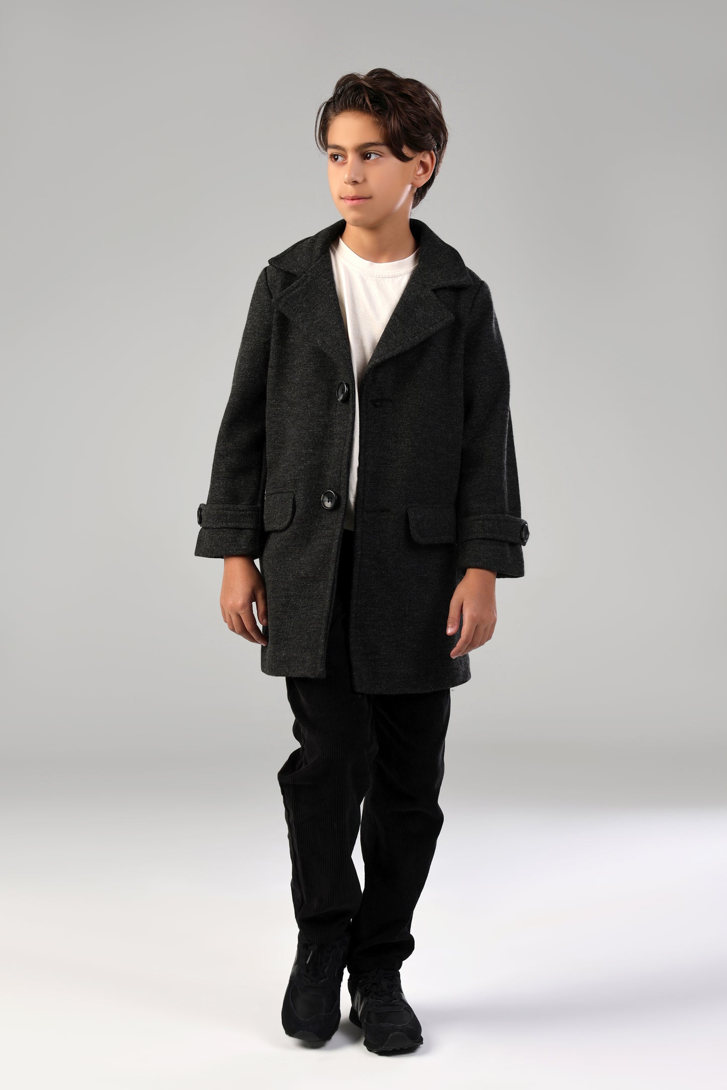 The Little Editor Coat - Grey (Boy)