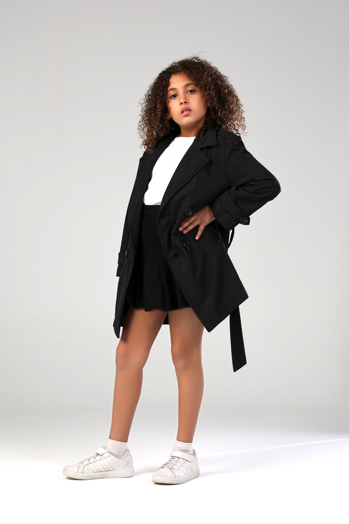 Secret Agent Trench - Black - Girl