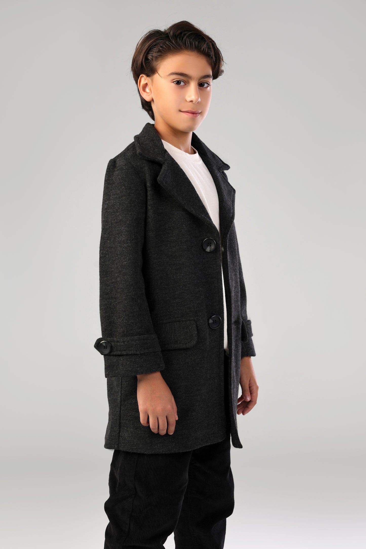 The Little Editor Coat - Grey (Boy)