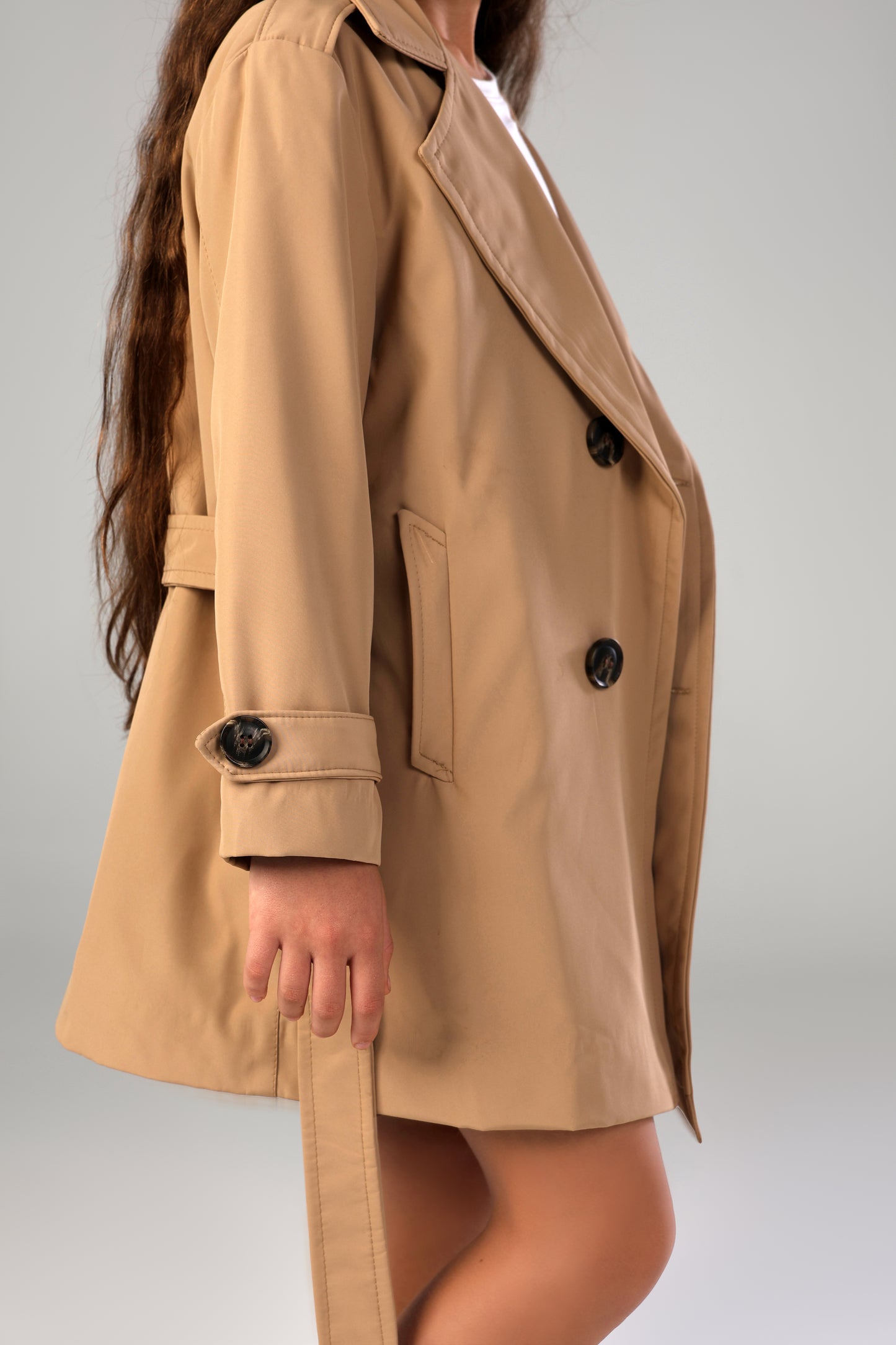 Secret Agent Trench - Khaki - Girl
