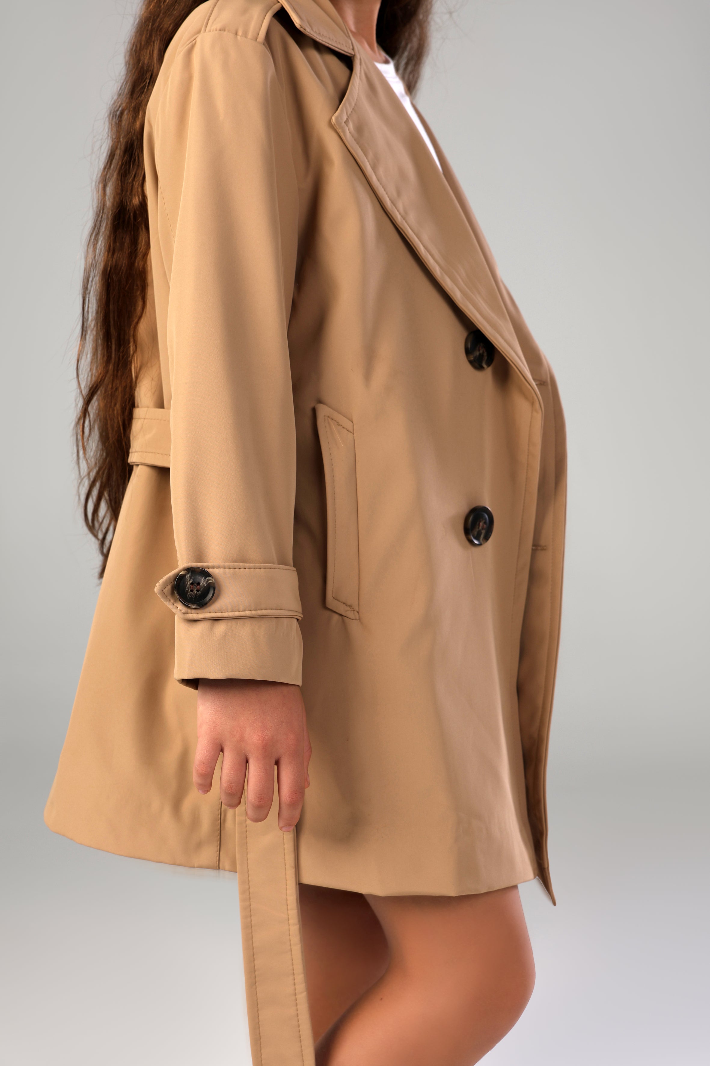 Secret Agent Trench - Khaki - Girl