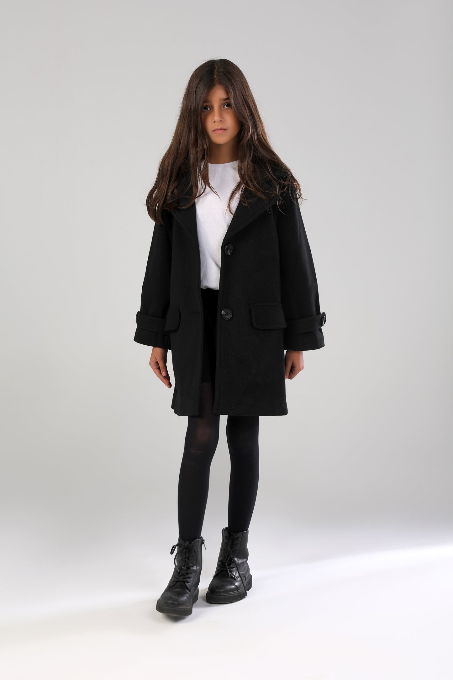 The Little Editor Coat - Black (Girl)