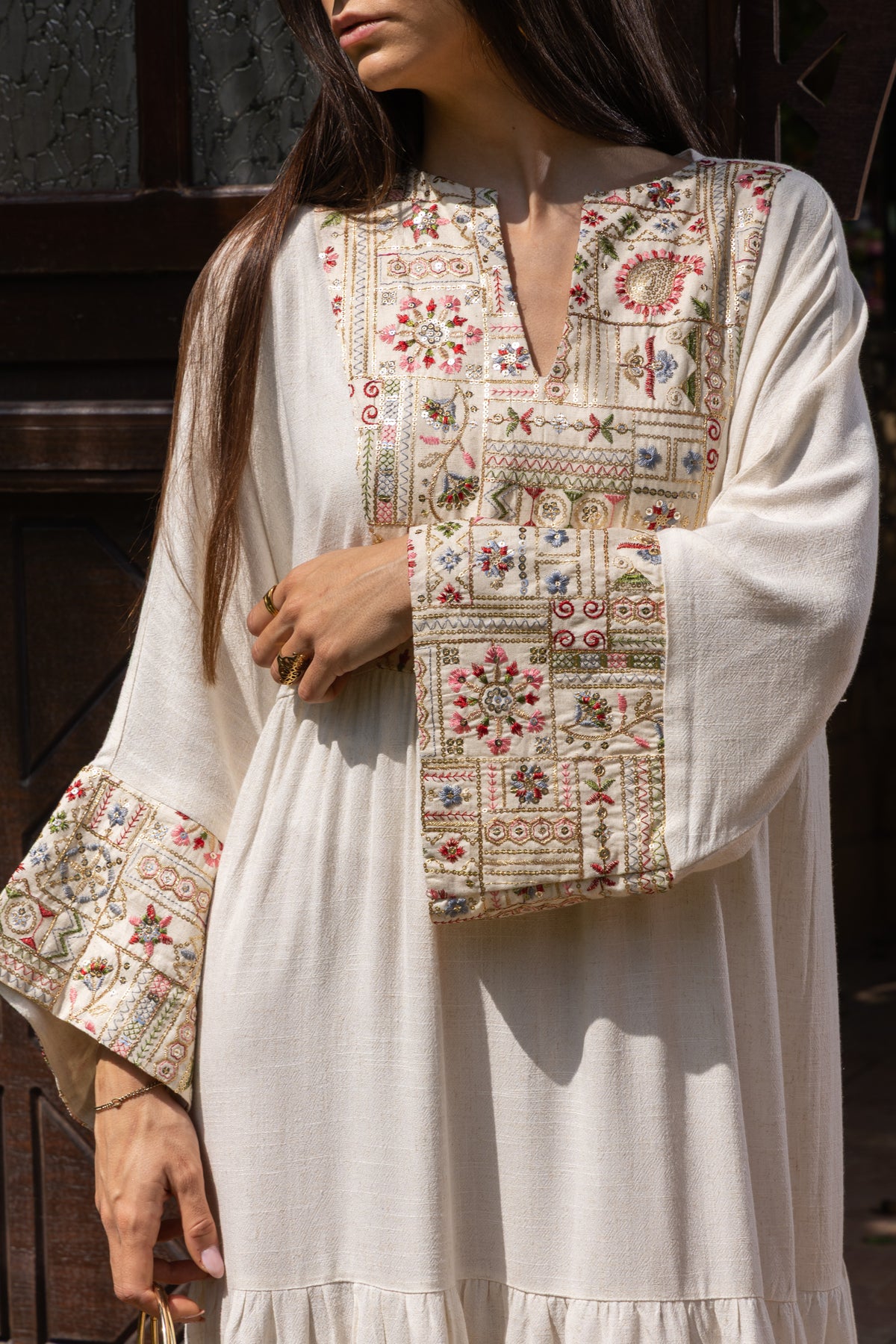 Nomad Embroidery Dress