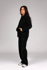 Luxe Knit Co-ord Set - Black
