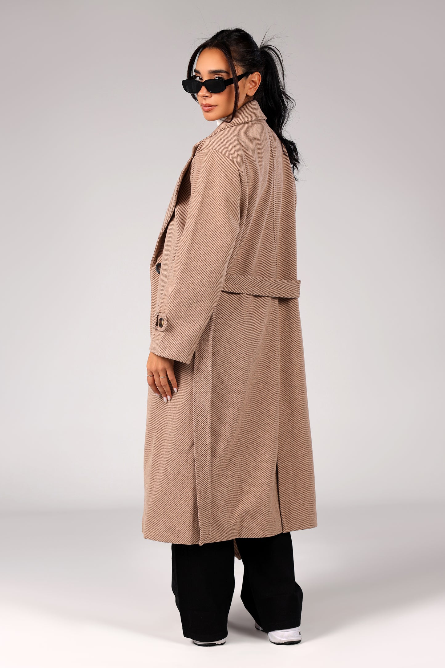 The Woolen Coat - Mocha Beige