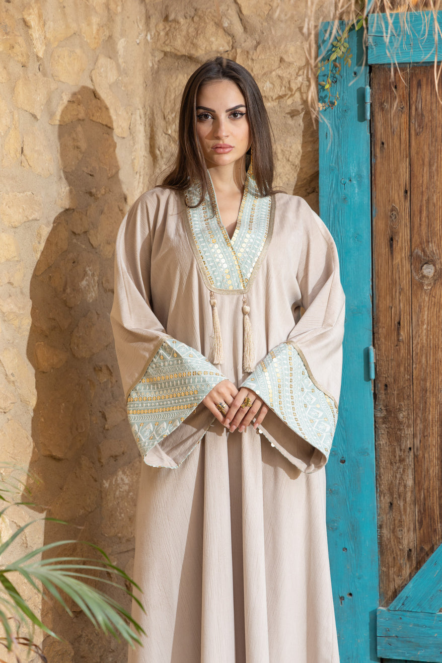 Rimal Kaftan - Mint