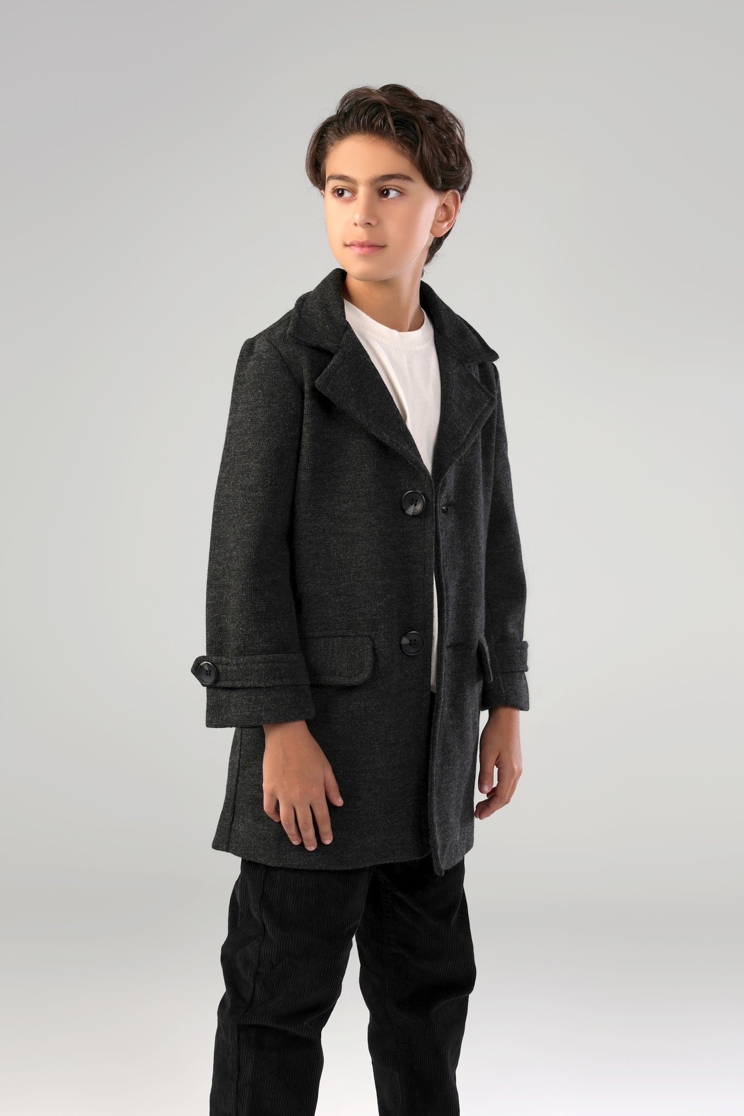 The Little Editor Coat - Grey (Boy)