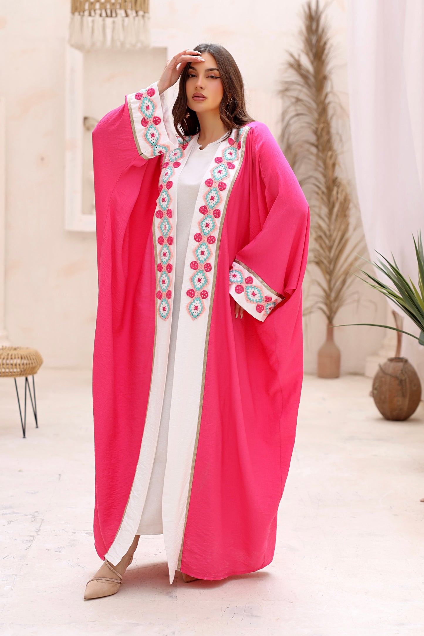 Najma Pink Kaftan