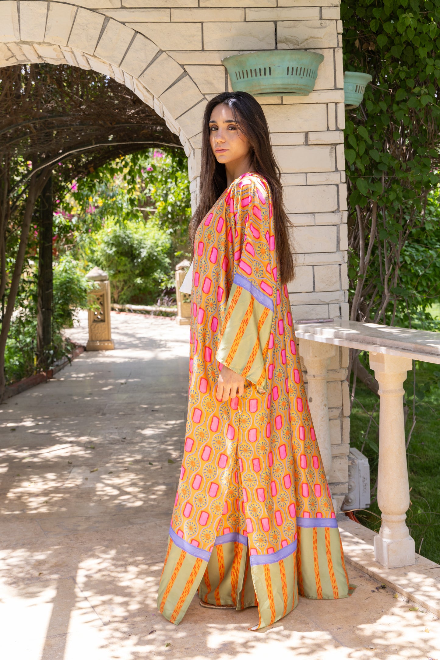 Sunfire Mosaic Satin Set