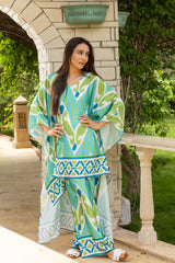 Lagoon Ikat Satin Set
